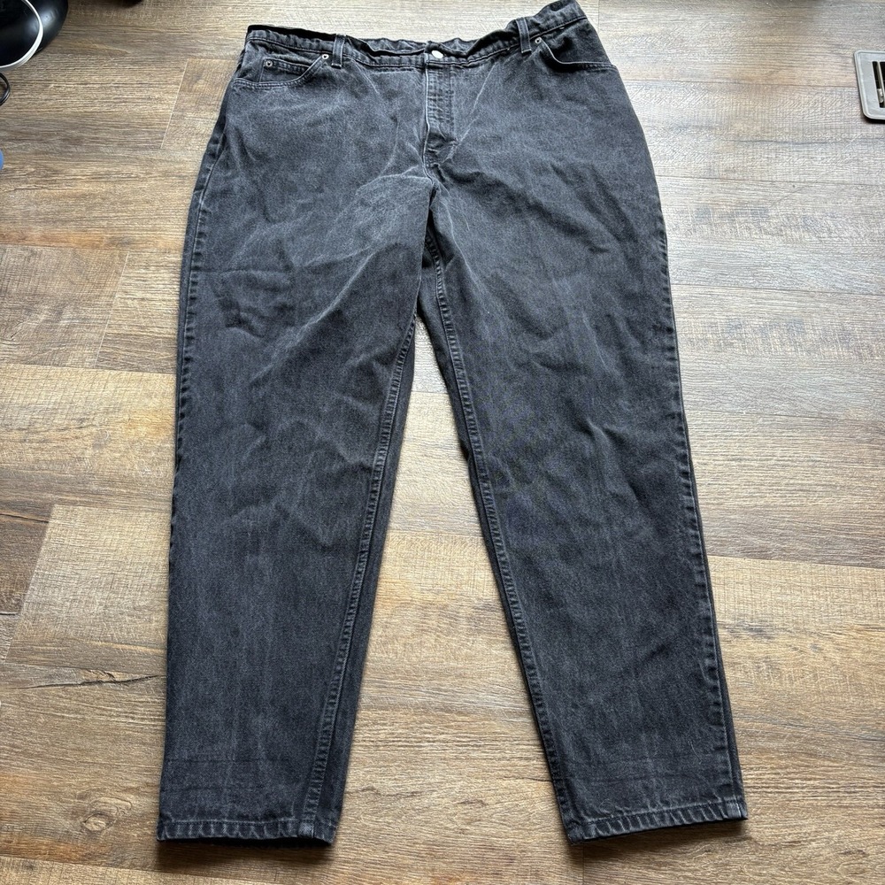 Vintage Levis 950 Jeans 40x30 Black Orange Tab Relaxed Tapered 90s 09922 USA